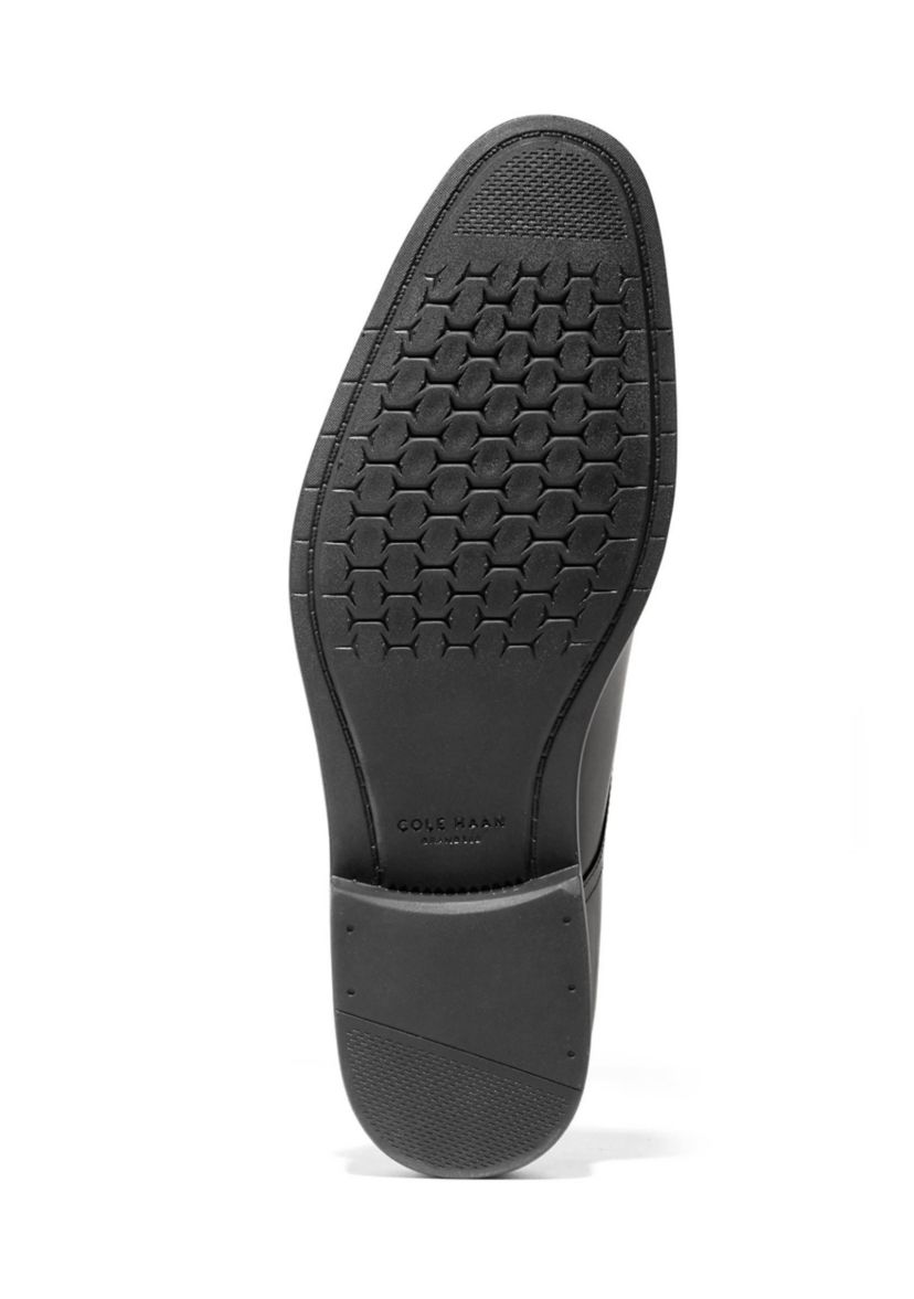 Men\'s Cole Haan Harmon Grand Cap Toe Oxfords in Black Leather. C41585 Mens Cole Haan Harmon Grand Cap Toe Oxford - Black Leather  main image 2