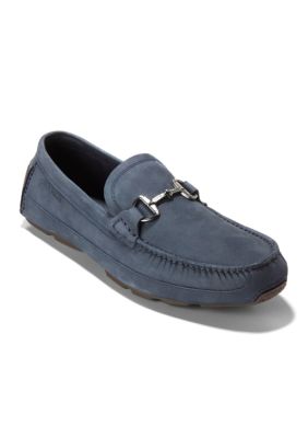 Cole Haan Men's Hutchison Grand Bit Driver Shoes, Black, 9.5M