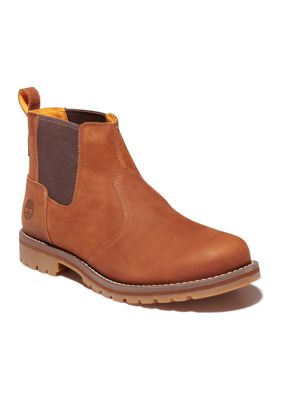 Leather timberland hotsell chelsea boots mens