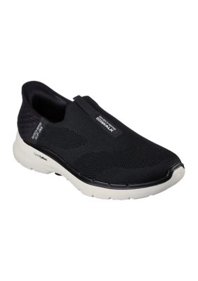 SKECHERS GO WALK 6 SLIP ON - MEN'S CASUAL SHOES, BIG SIZE SHOES, LARGE  FOOTWEAR