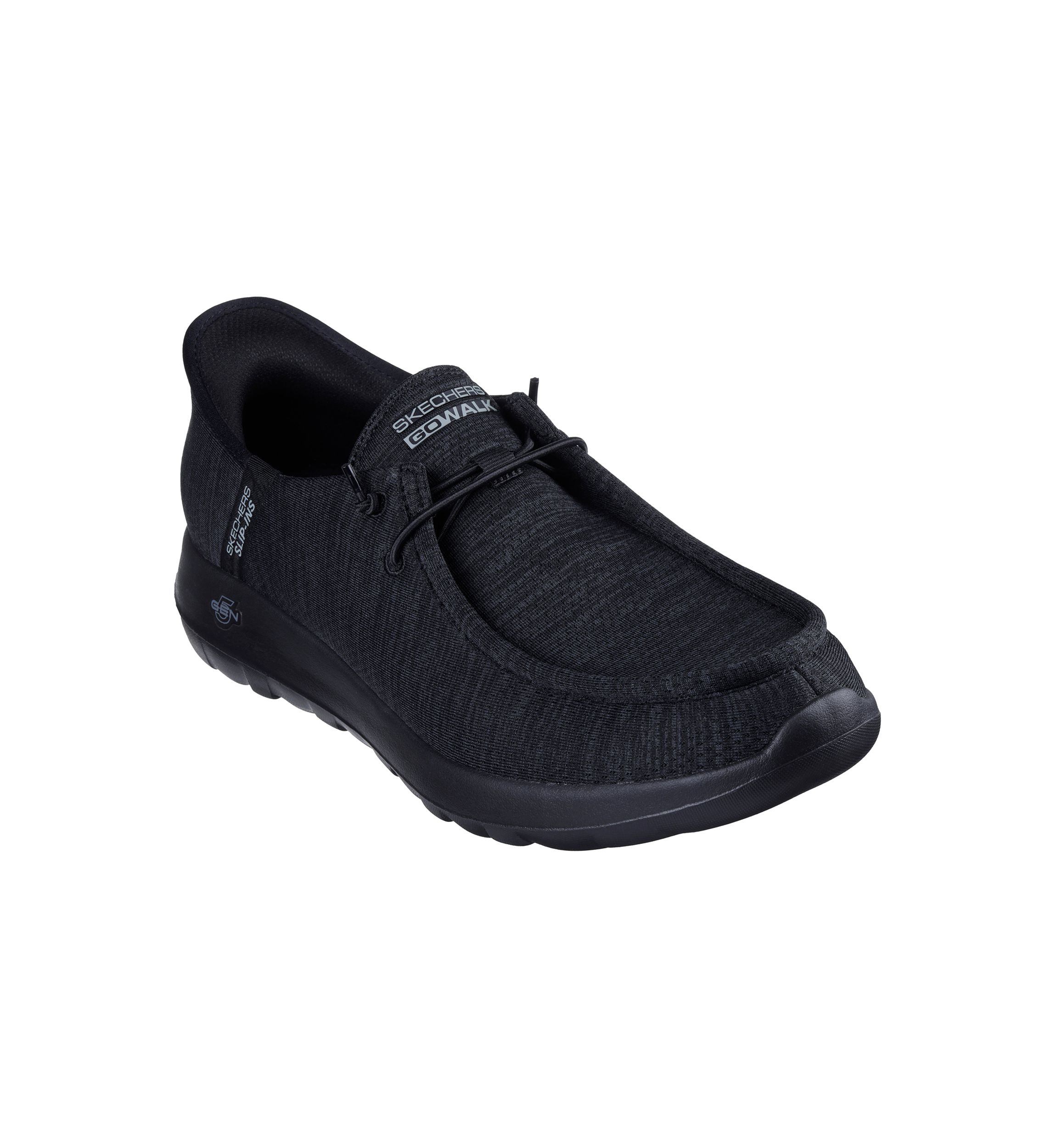 NWT Skechers GoWalk 3 Men’s Black Slip-On Mesh Walking Shoes Mens Skechers Go Walk Max Slip-On Walking Shoe main image 4