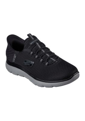 Mens Skechers Vapor Foam Covert Slip On Runner Black