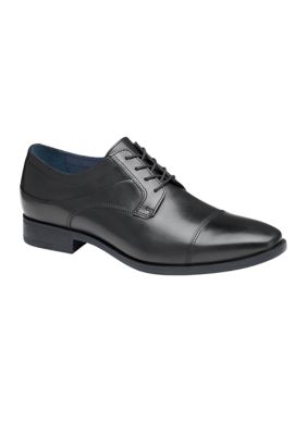 Johnston & Murphy Men's Gibbons Cap Toe Oxfords, Black, 13M