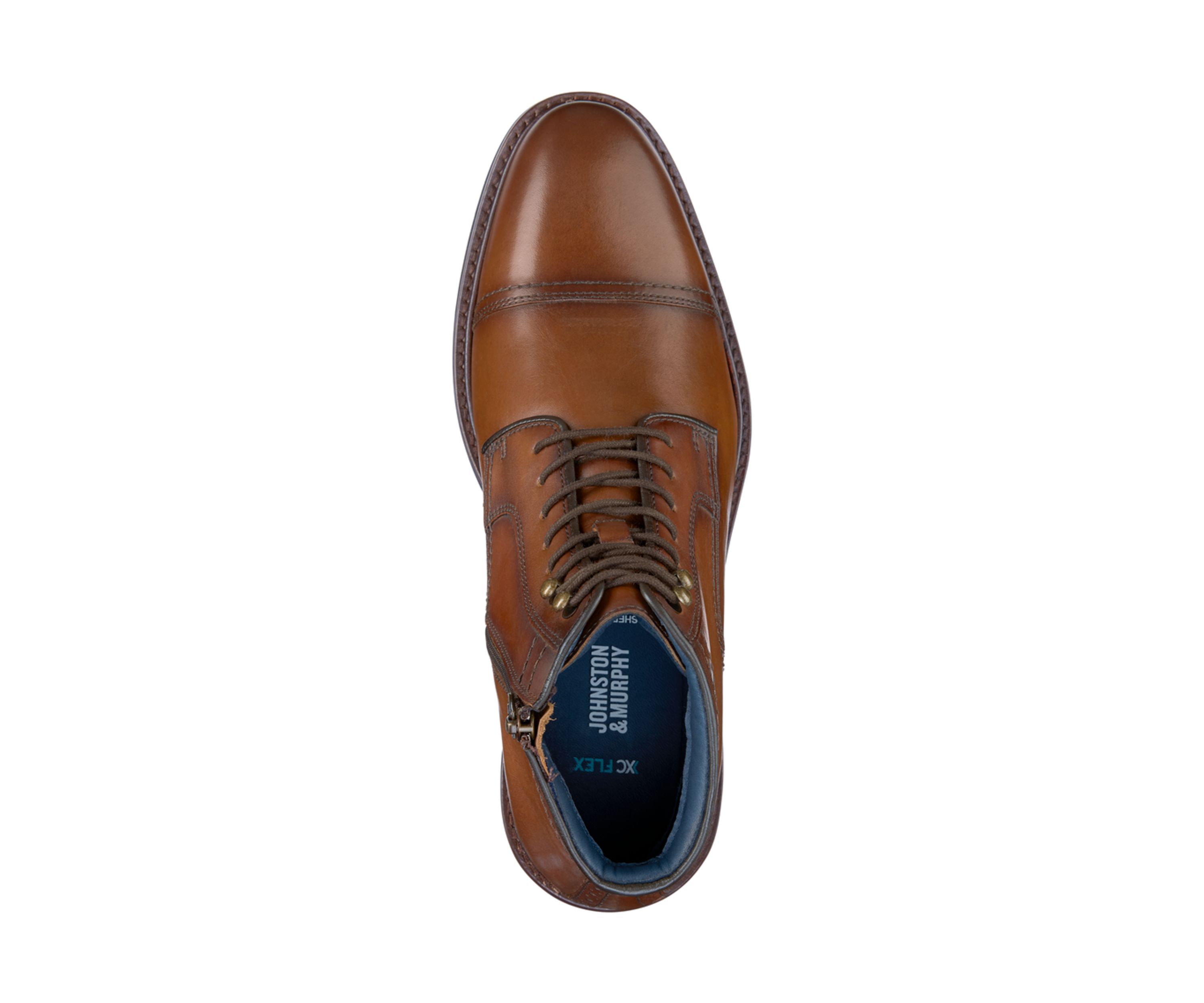 Raleigh Cap Toe Zip Boots