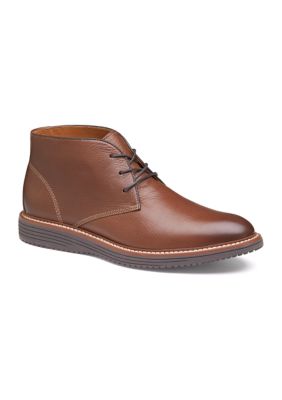 Johnston & Murphy Men's Upton Chukka Boots, Tan, 9M