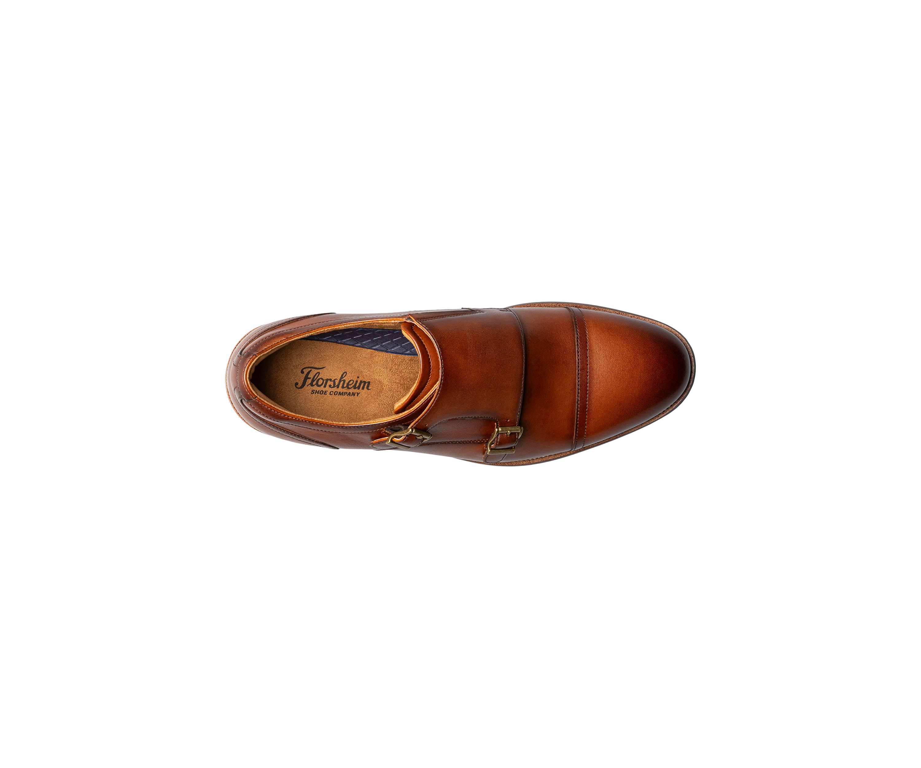 Rucci Cap Toe Double Monk Strap Loafers