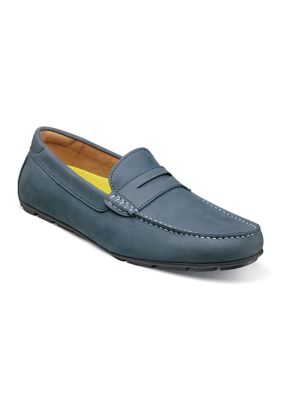 Florsheim Men's Motor Smooth Moc Loafers, Blue, 13M
