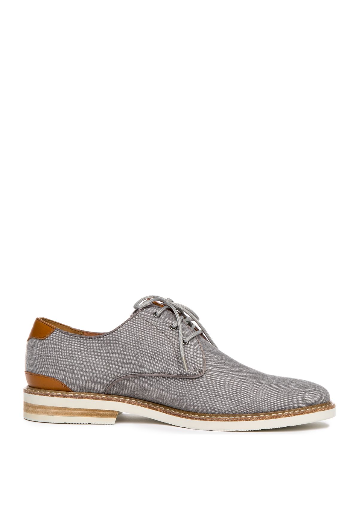 Highland Canvas Plain Toe Oxford Shoes 