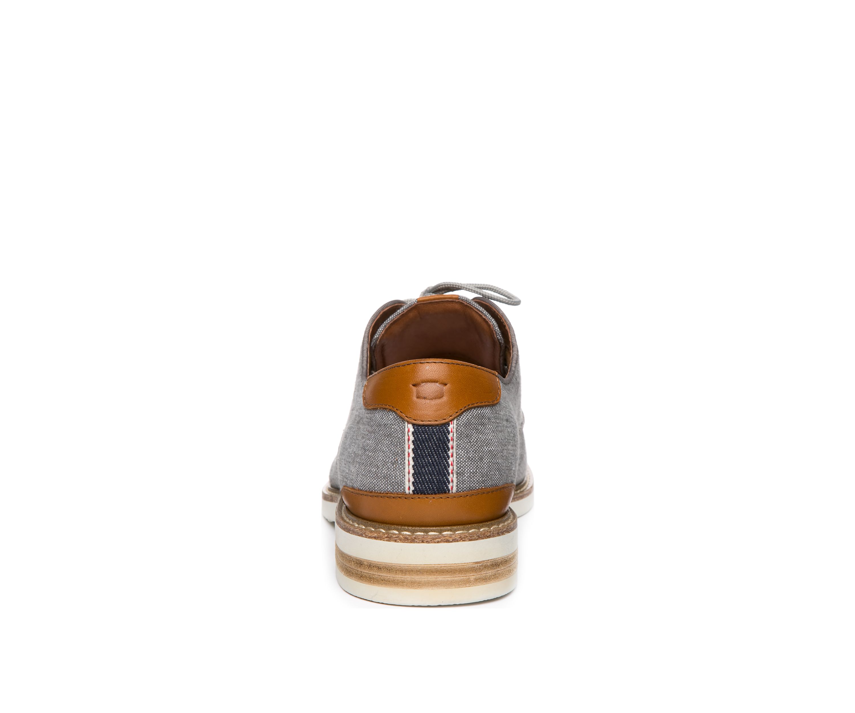Highland Canvas Plain Toe Oxford Shoes 