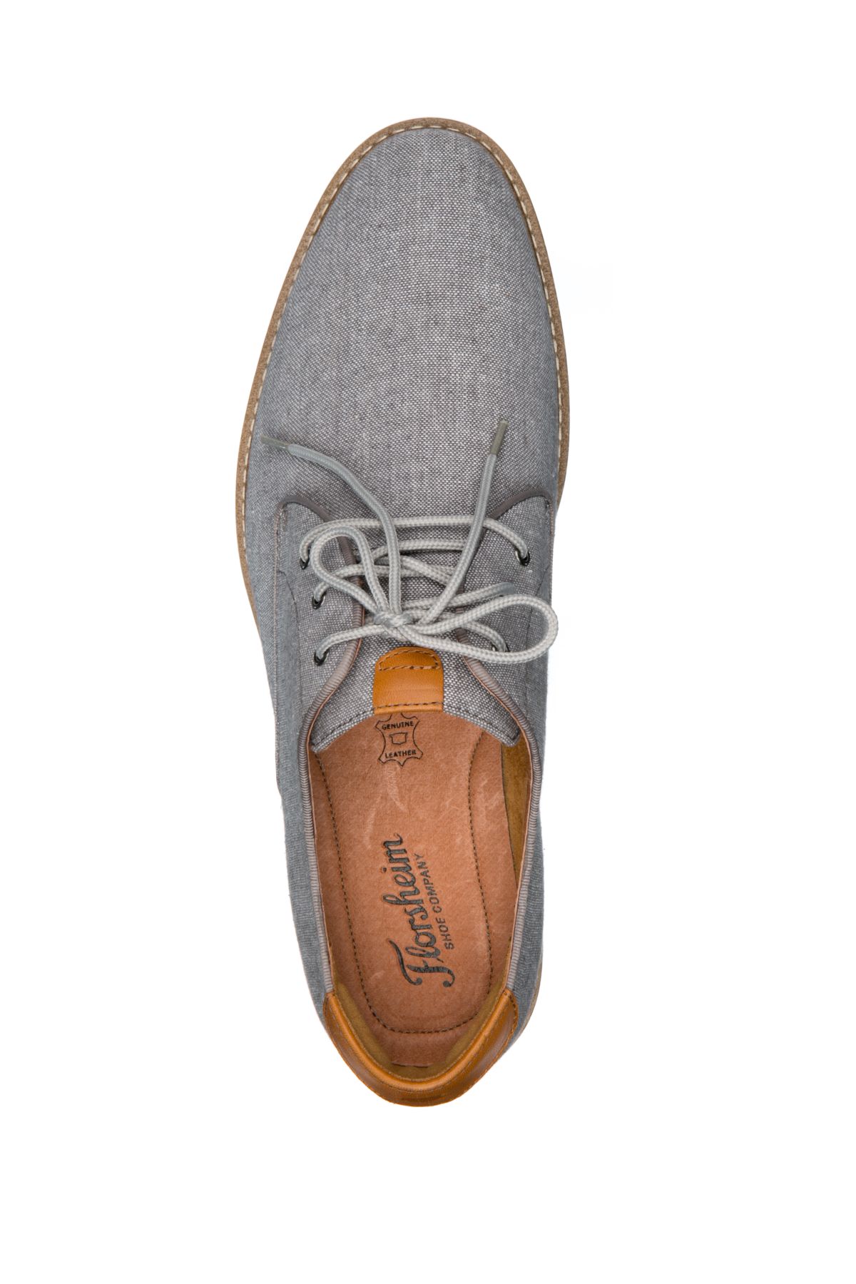 Highland Canvas Plain Toe Oxford Shoes 