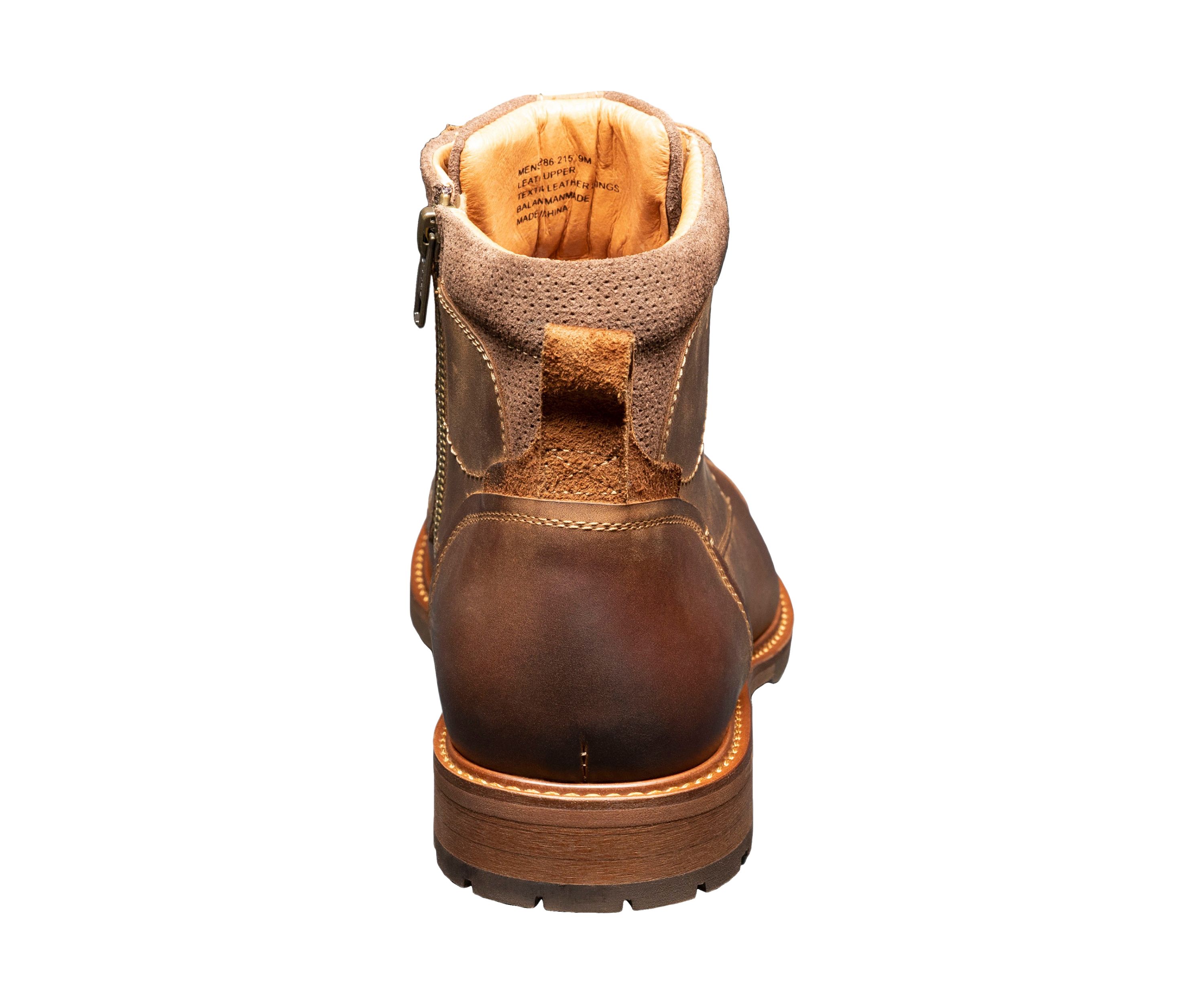 Lodge Lace Up Cap Toe Boots