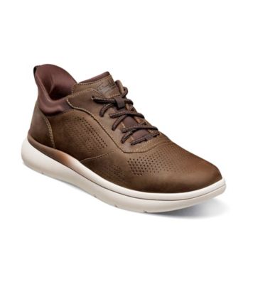 Florsheim Men's Fleet Perf Toe Elastic Lace Sneaker