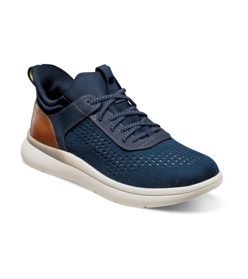 Fleet Knit Elastic Lace Sneaker