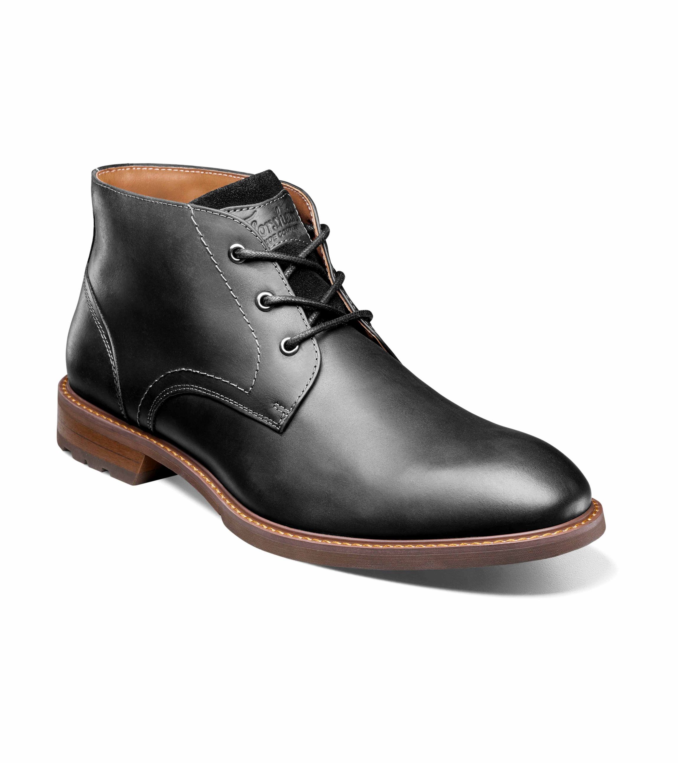 Lodge Plain Toe 3 Eye Chukka Boot