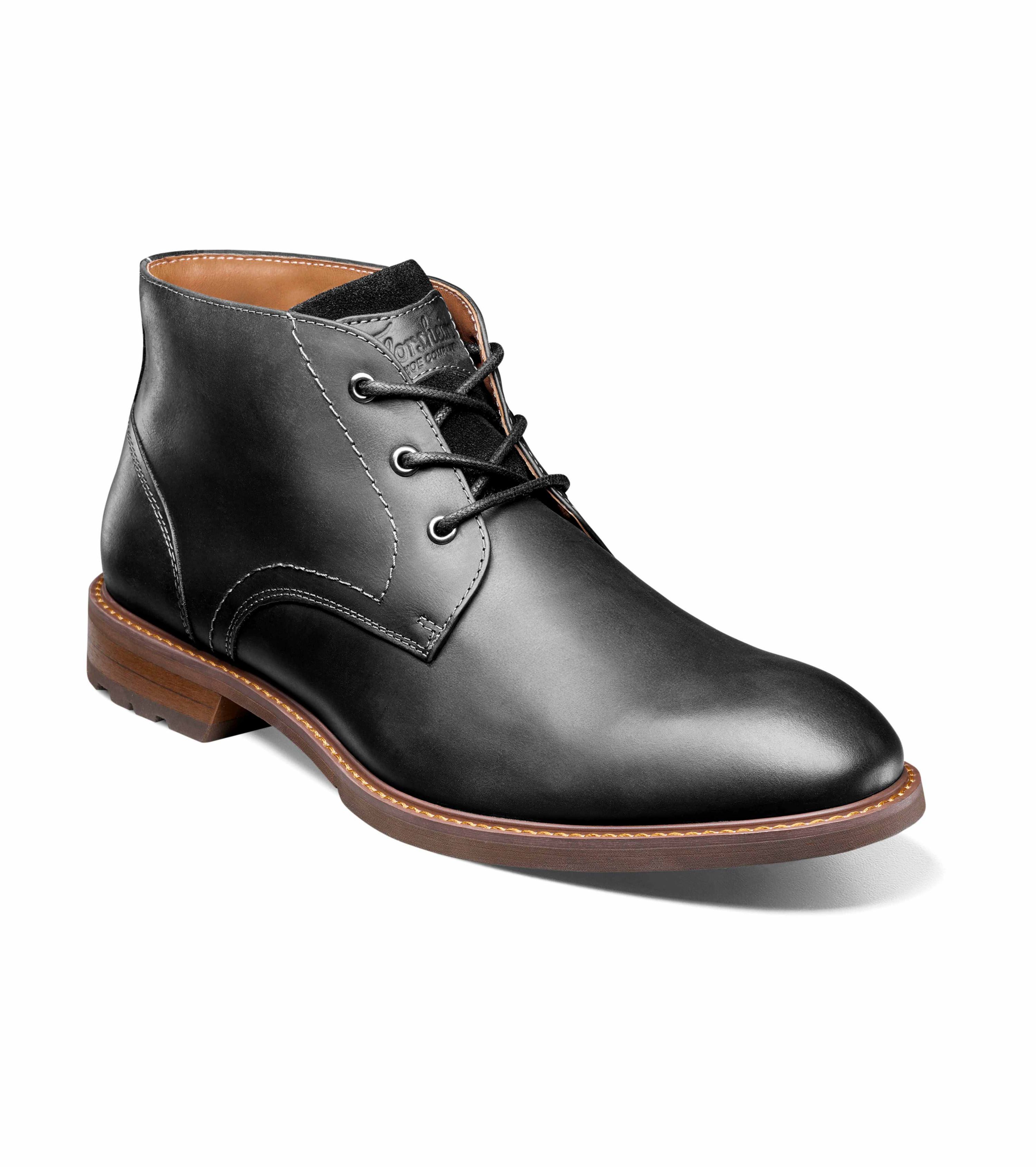 Lodge Plain Toe 3 Eye Chukka Boot