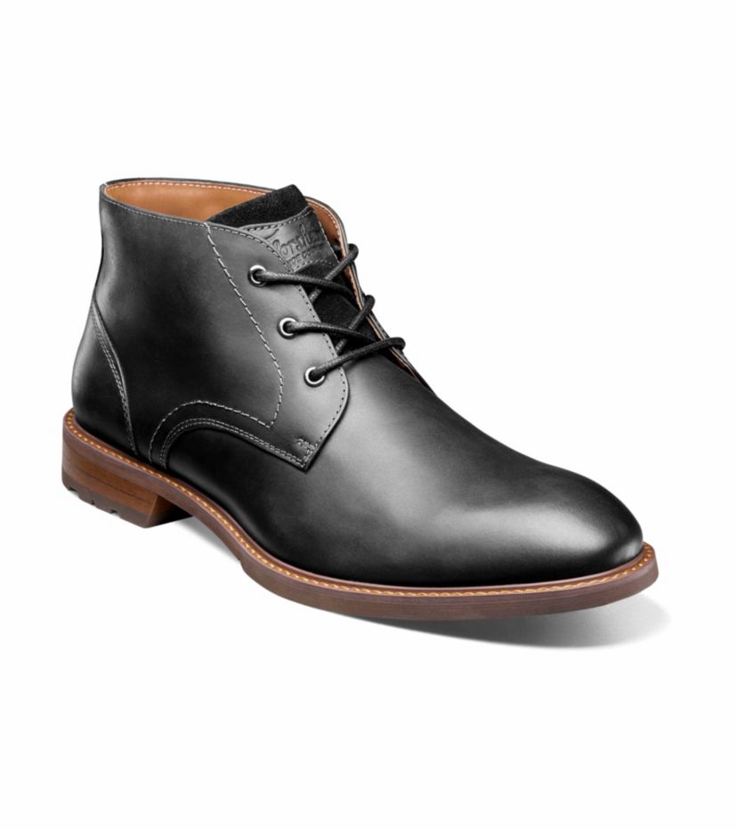 Lodge Plain Toe 3 Eye Chukka Boot