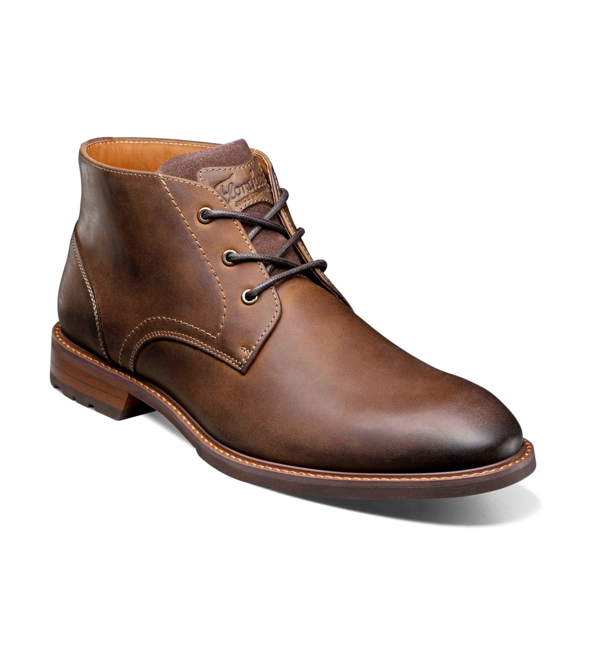 Lodge Plain Toe 3 Eye Chukka Boot