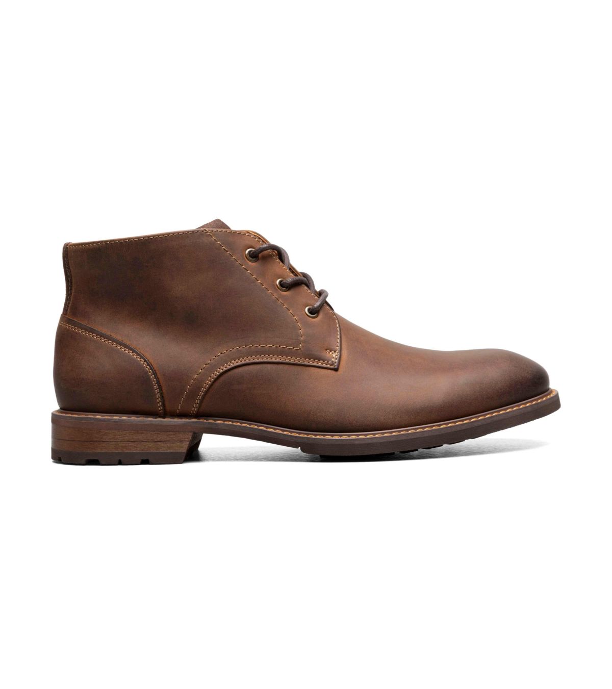 Lodge Plain Toe 3 Eye Chukka Boot