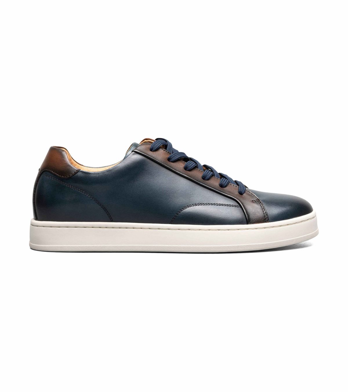 Florsheim Monopoli Lace To Toe - Sneakers Uomo In Pelle Con Lacci Integrali E Plantare OrthoLite