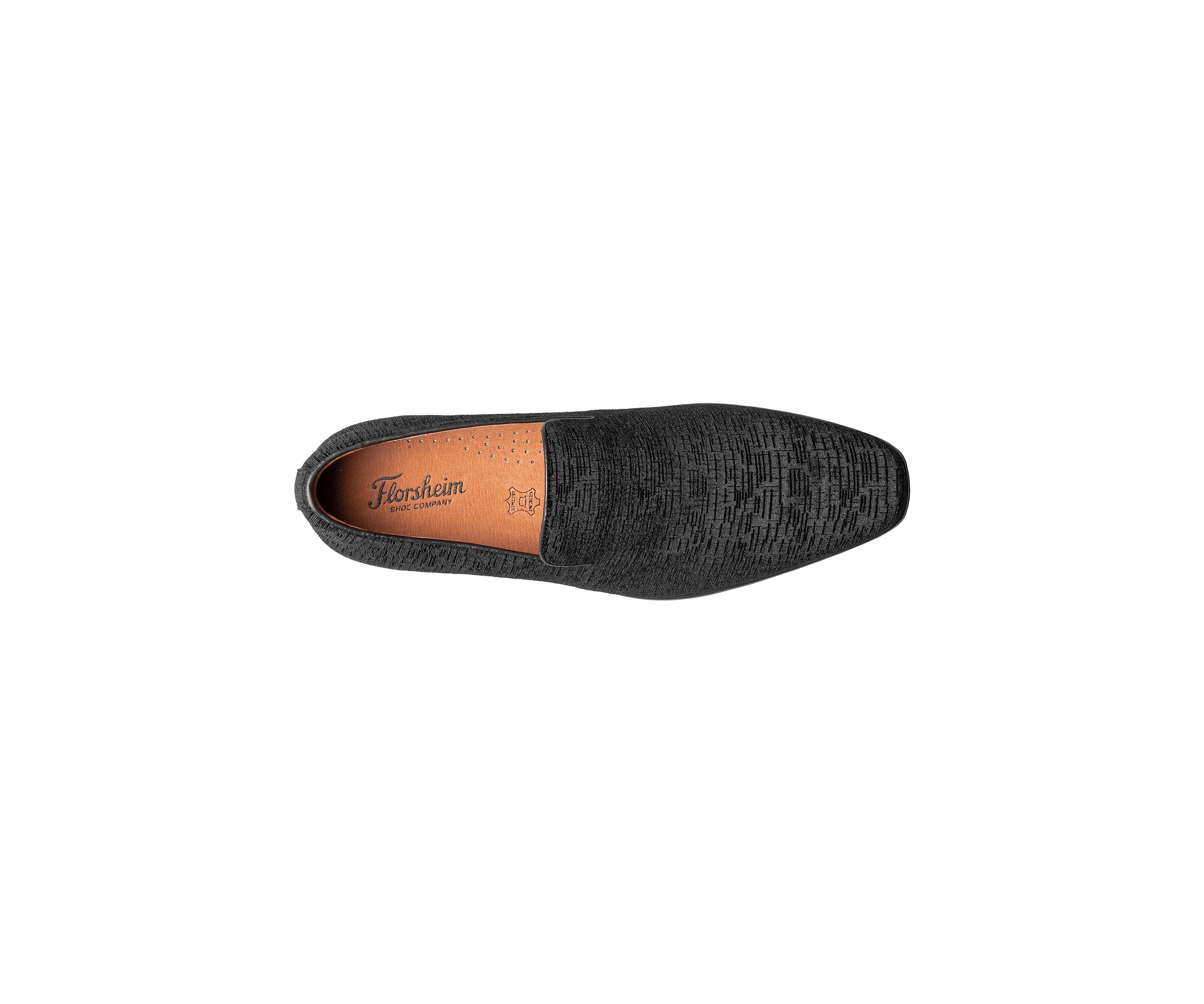 Postino Plain Toe Velvet Slip-on