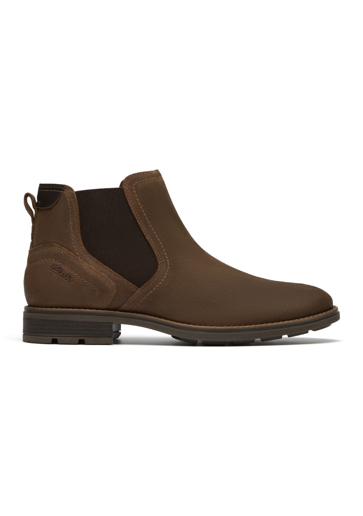 Emmet Easy Cola Suede Chelsea Boots