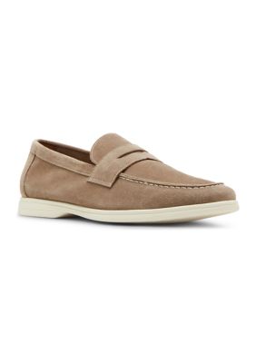 Steve Madden Men's LAGUNA Penny Loafers, Sand, 14M