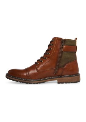 Steve madden karrin cap toe best sale leather boot