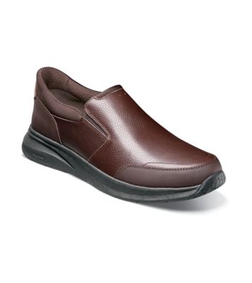 Nunn Bush Men's Kore Taz EZ Hands Free Moc Toe Slip On, Brown, 11M