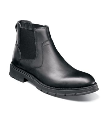 Nunn Bush Men's Briggs Plain Toe Chelsea, Black, 13W