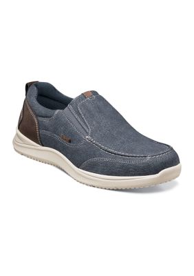 Nunn Bush Men's Conway Canvas Moc Toe Casual Slip On Shoes | belk