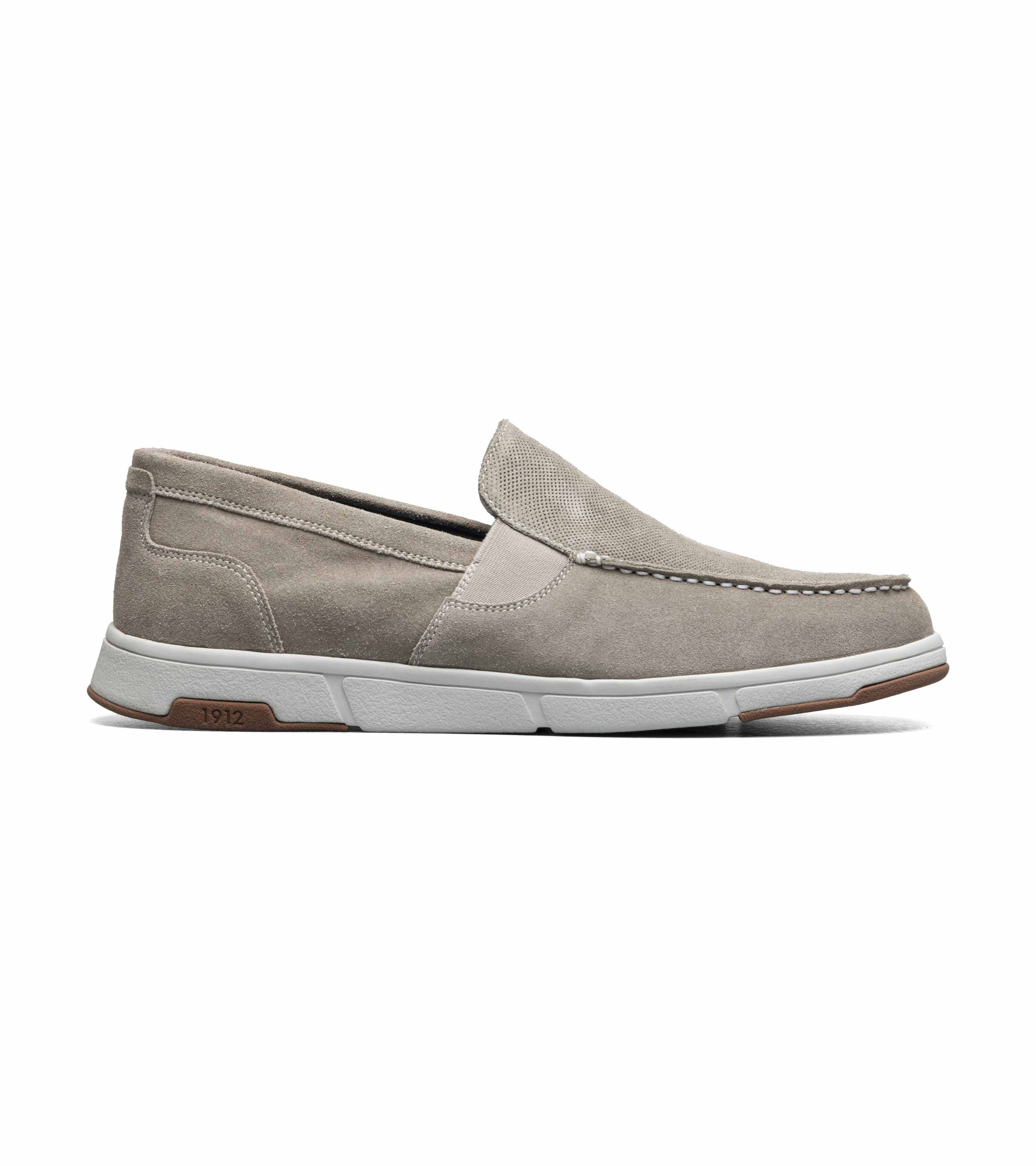 Luca Suede Moc Toe Venetian Slip On