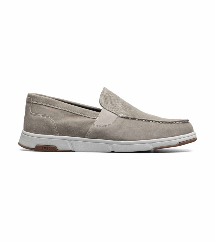 Luca Suede Moc Toe Venetian Slip On