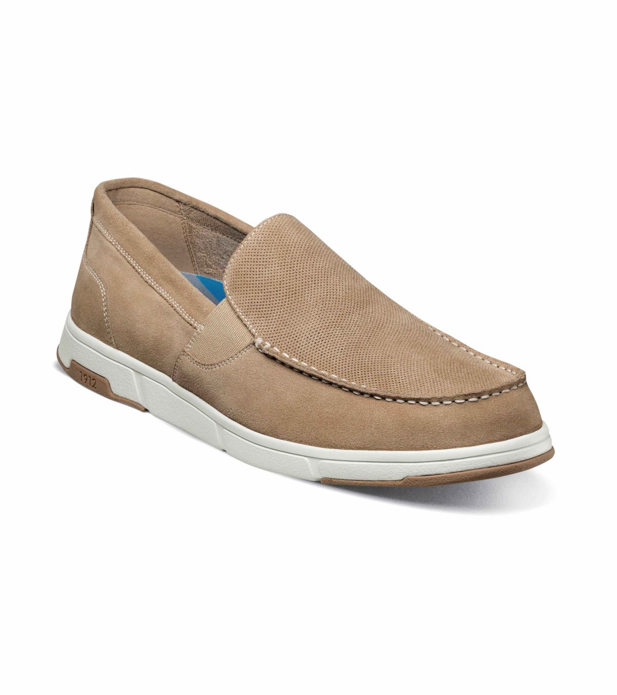 Luca Suede Moc Toe Venetian Slip On