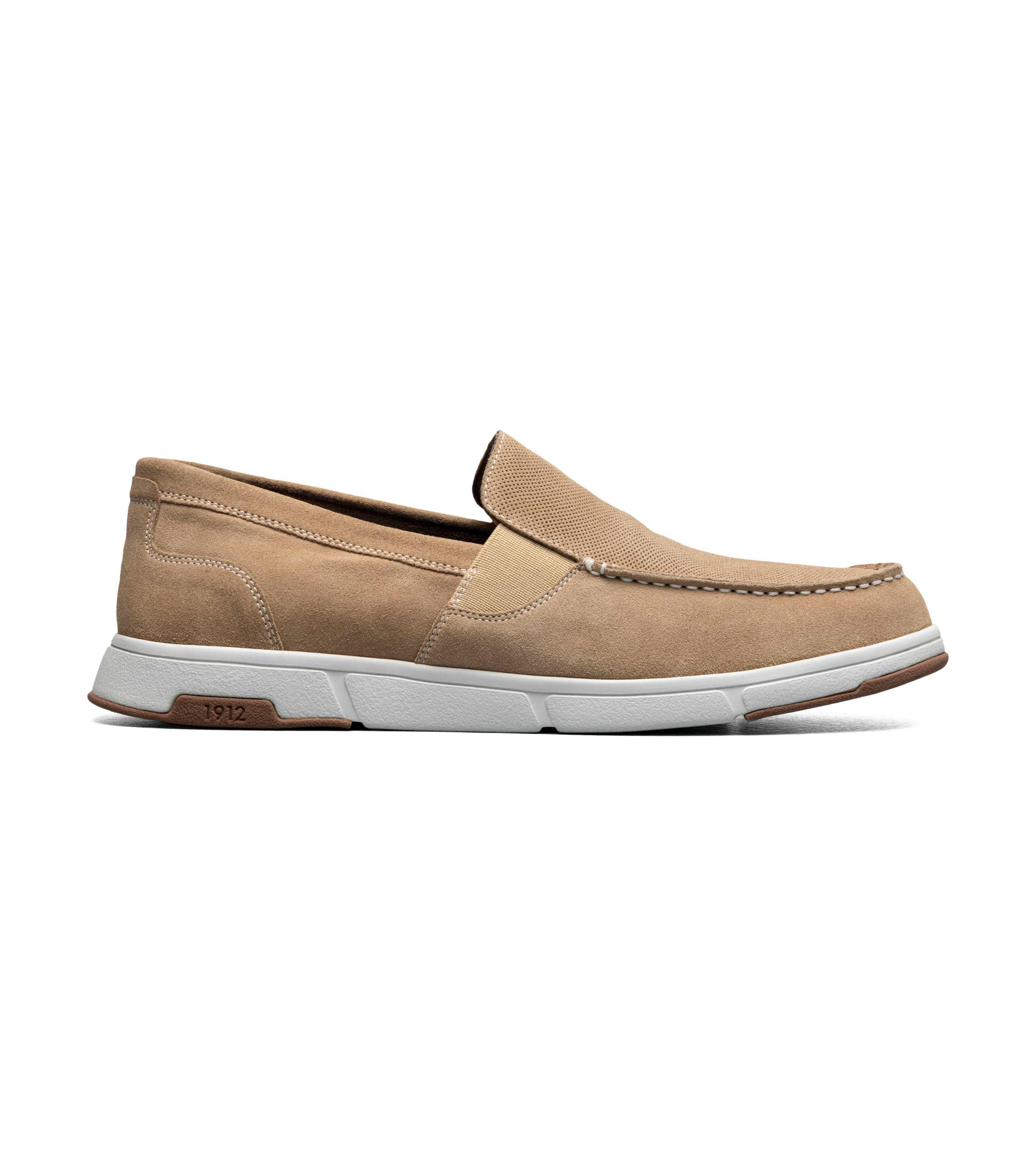 Luca Suede Moc Toe Venetian Slip On