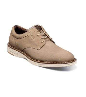Nunn Bush Men's Griff Suede Plain Toe Oxford, 13M
