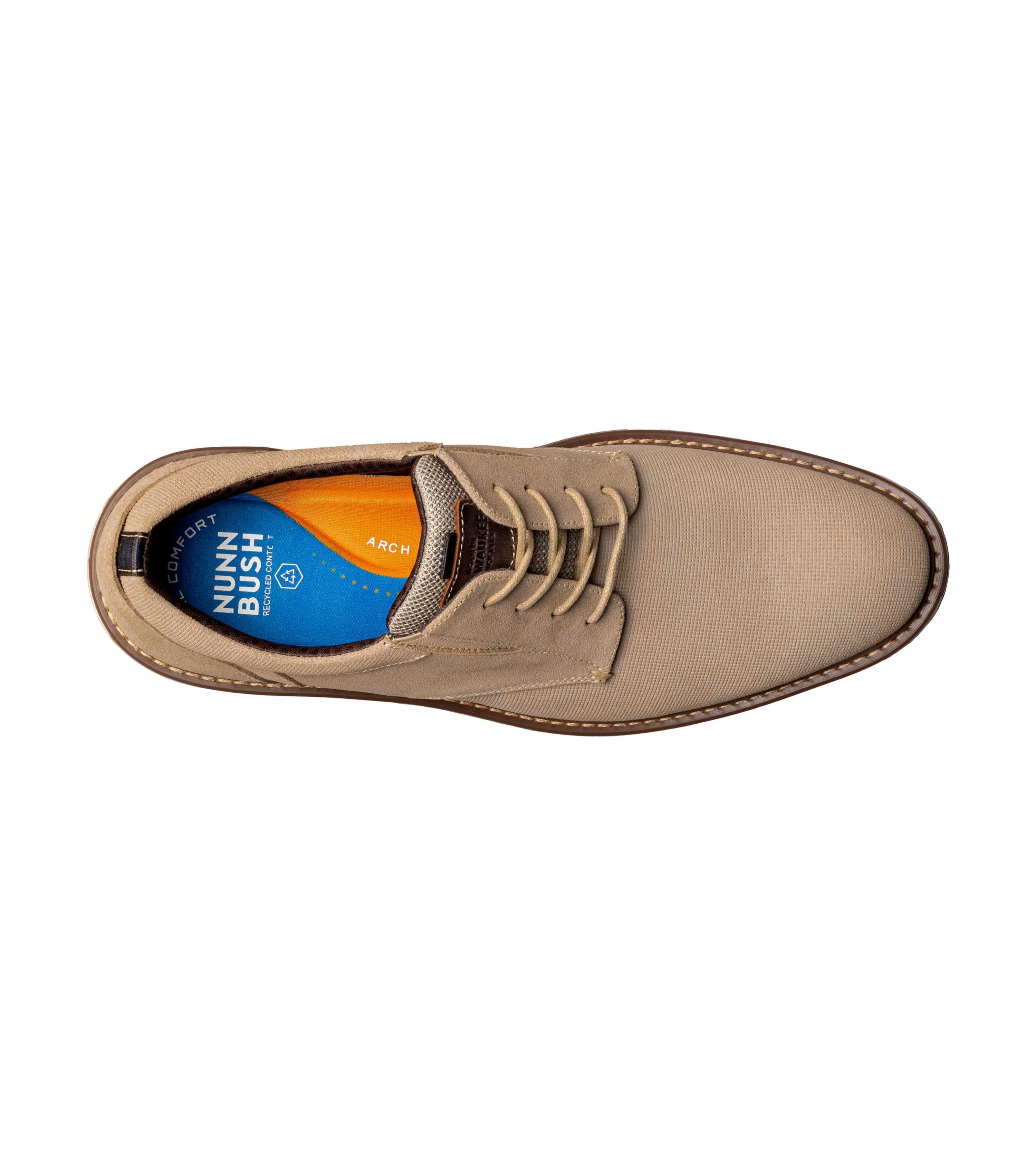 Griff Suede Plain Toe Oxford