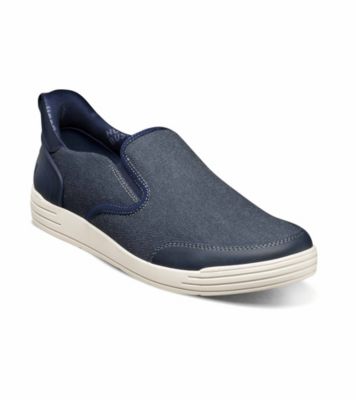 Nunn Bush Men's Kore City Walk EZ Canvas Moc Toe Slip On