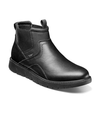 Nunn Bush Men's Karnak Plain Toe Chelsea Boot, Black, 8.5W