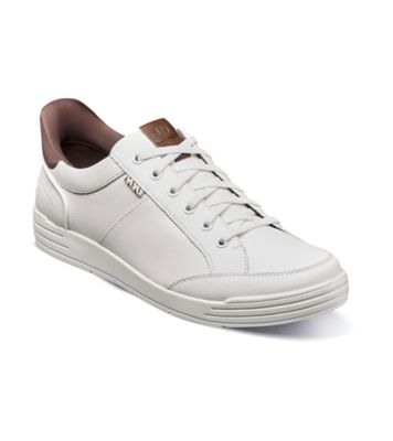 Nunn Bush Men's KORE City Walk EZ Lace To Toe Oxford, White, 9.5W