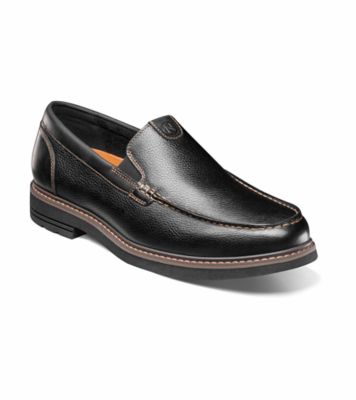 Nunn Bush Men's Owen II Moc Toe Venetian Loafer, Black, 10M