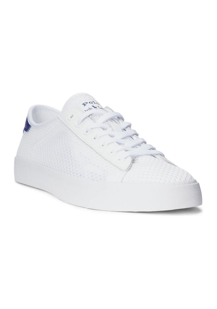 Nelson Leather-Trim Mesh Sneakers