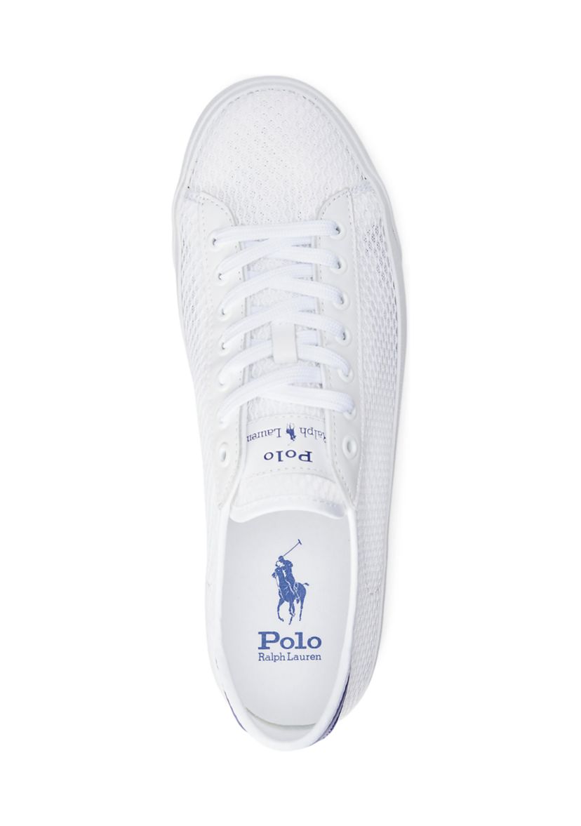 Nelson Leather-Trim Mesh Sneakers