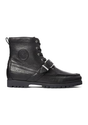 CHASE Black Leather Men's Boots  Men's Designer Boots – Steve Madden Canada