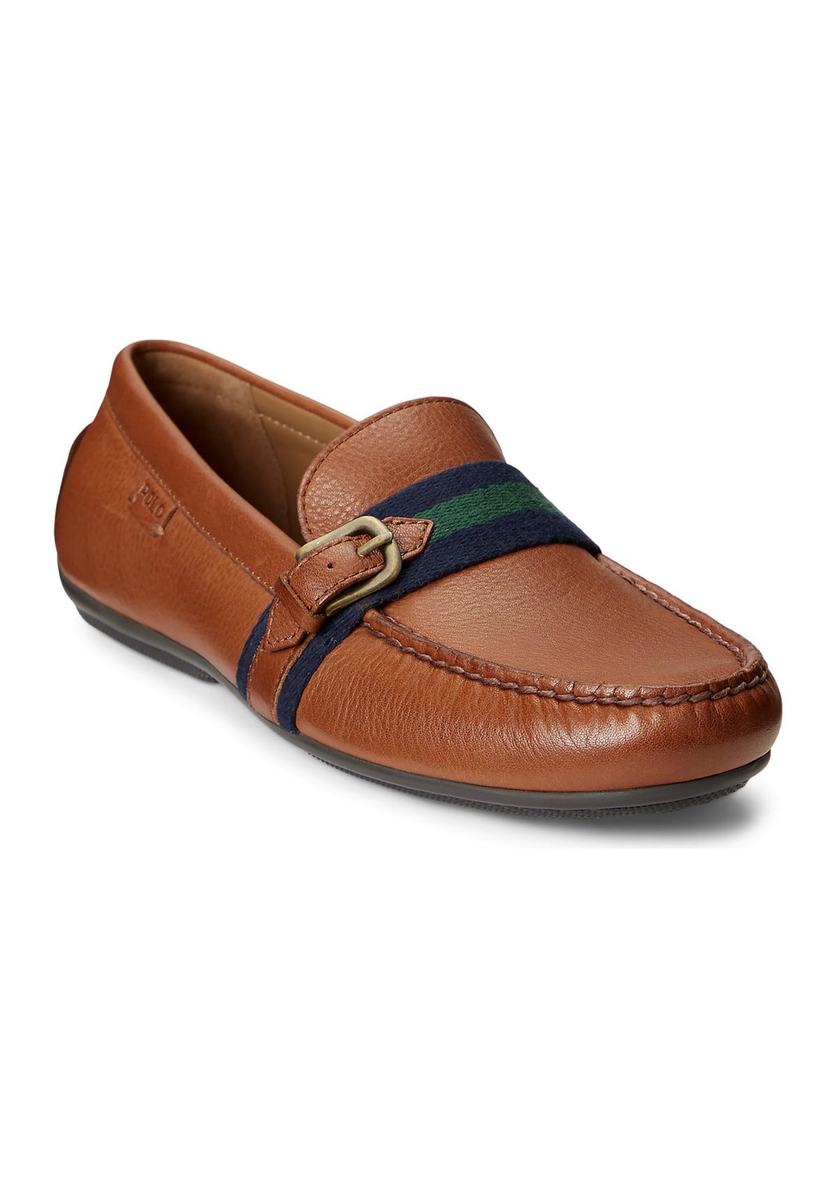 Riali Tumbled Leather Driver Loafers