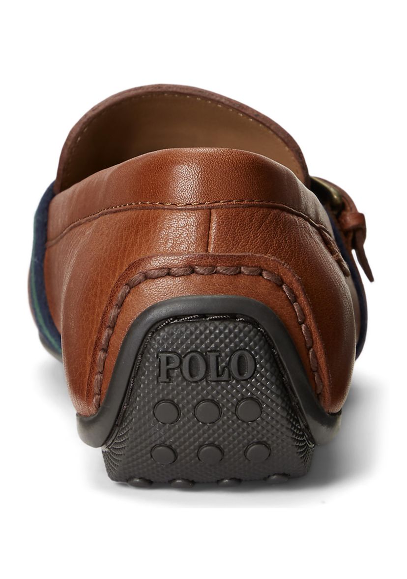 Riali Tumbled Leather Driver Loafers