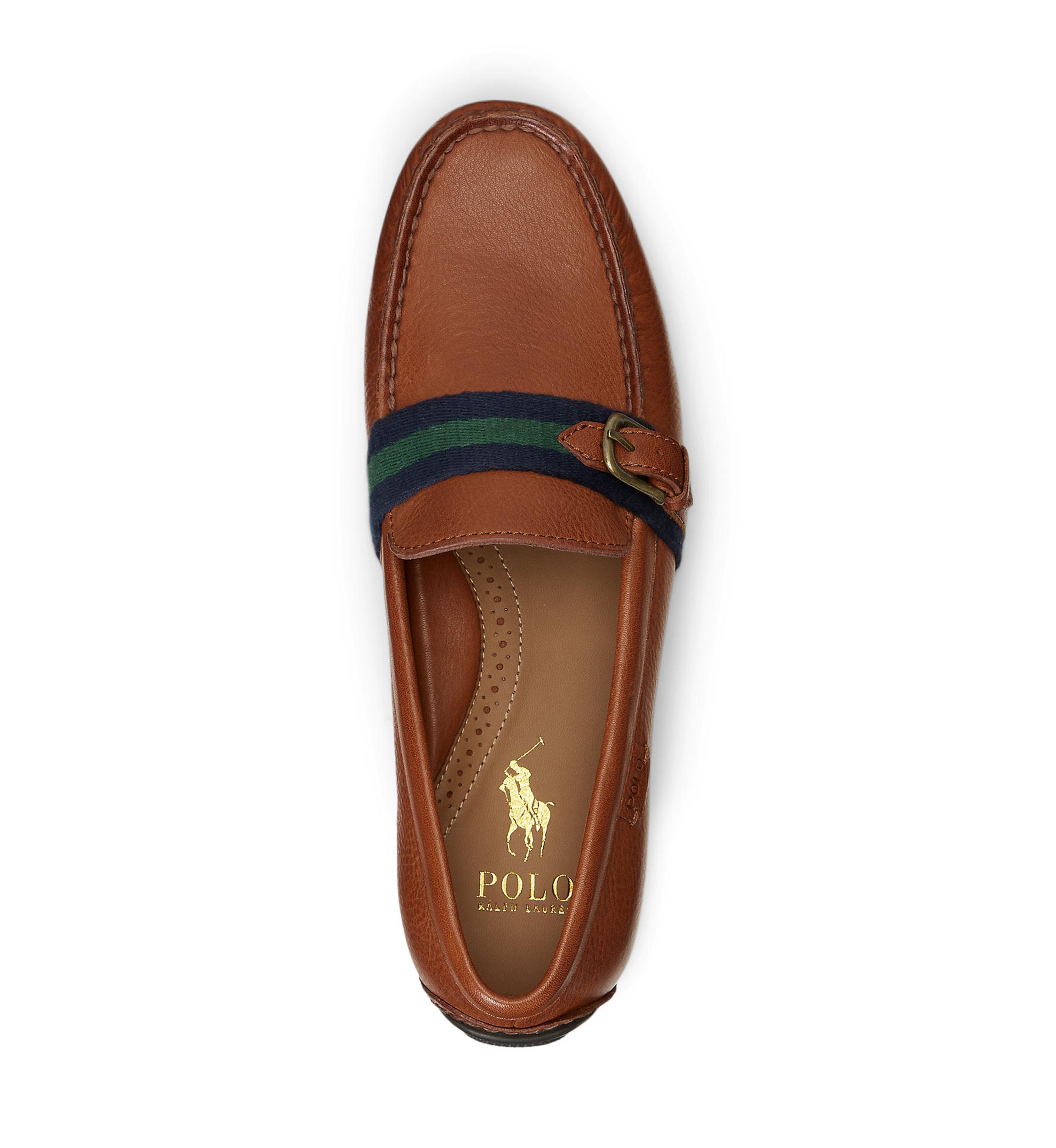 Riali Tumbled Leather Driver Loafers