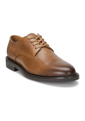 Polo Ralph Lauren Asher Burnished Leather Derby Shoes belk