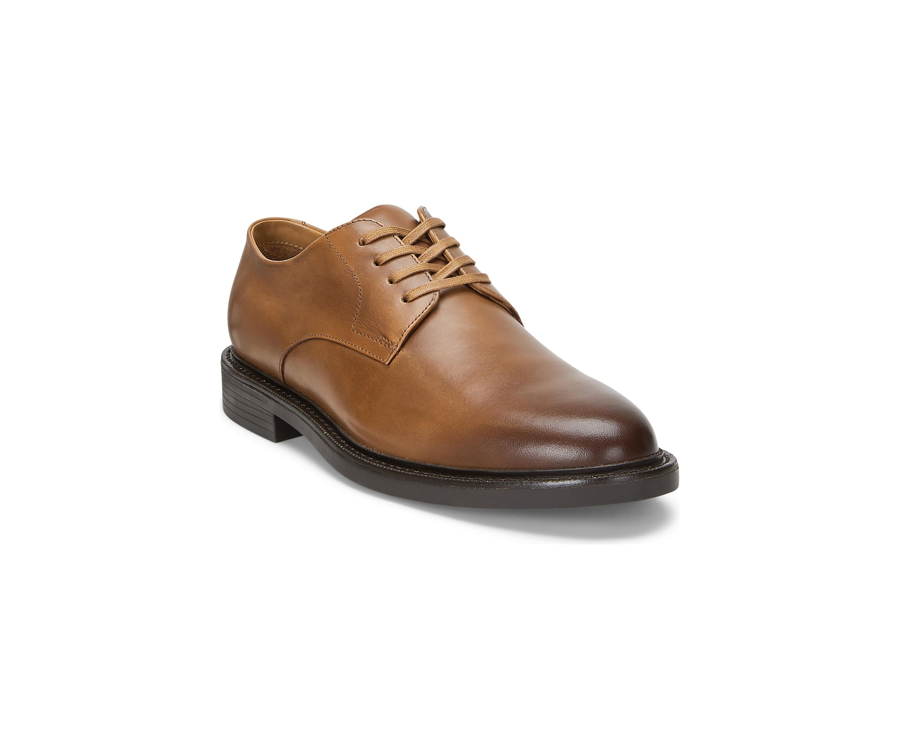 Asher Burnished Leather Derby Shoes