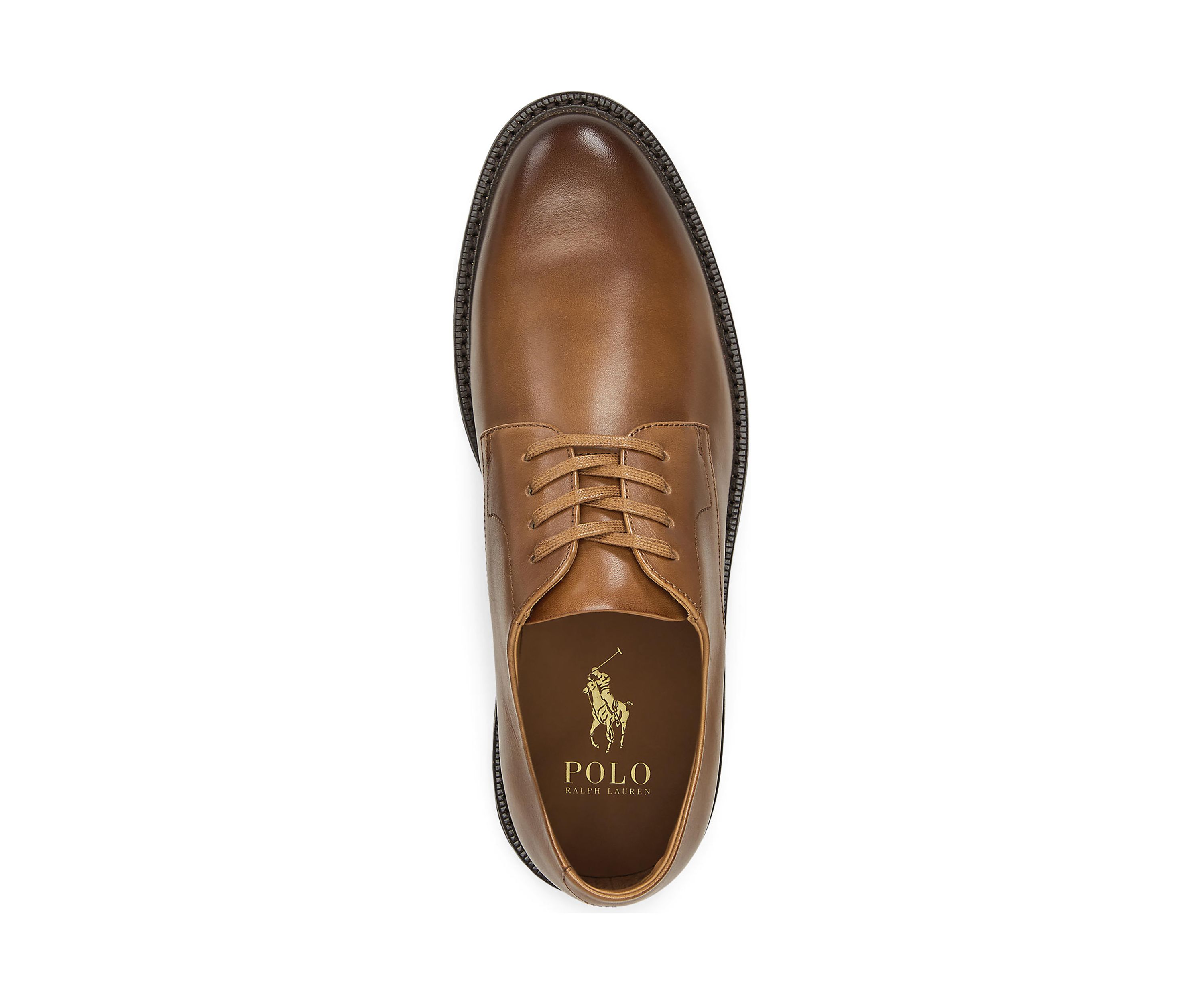 Asher Burnished Leather Derby Shoes