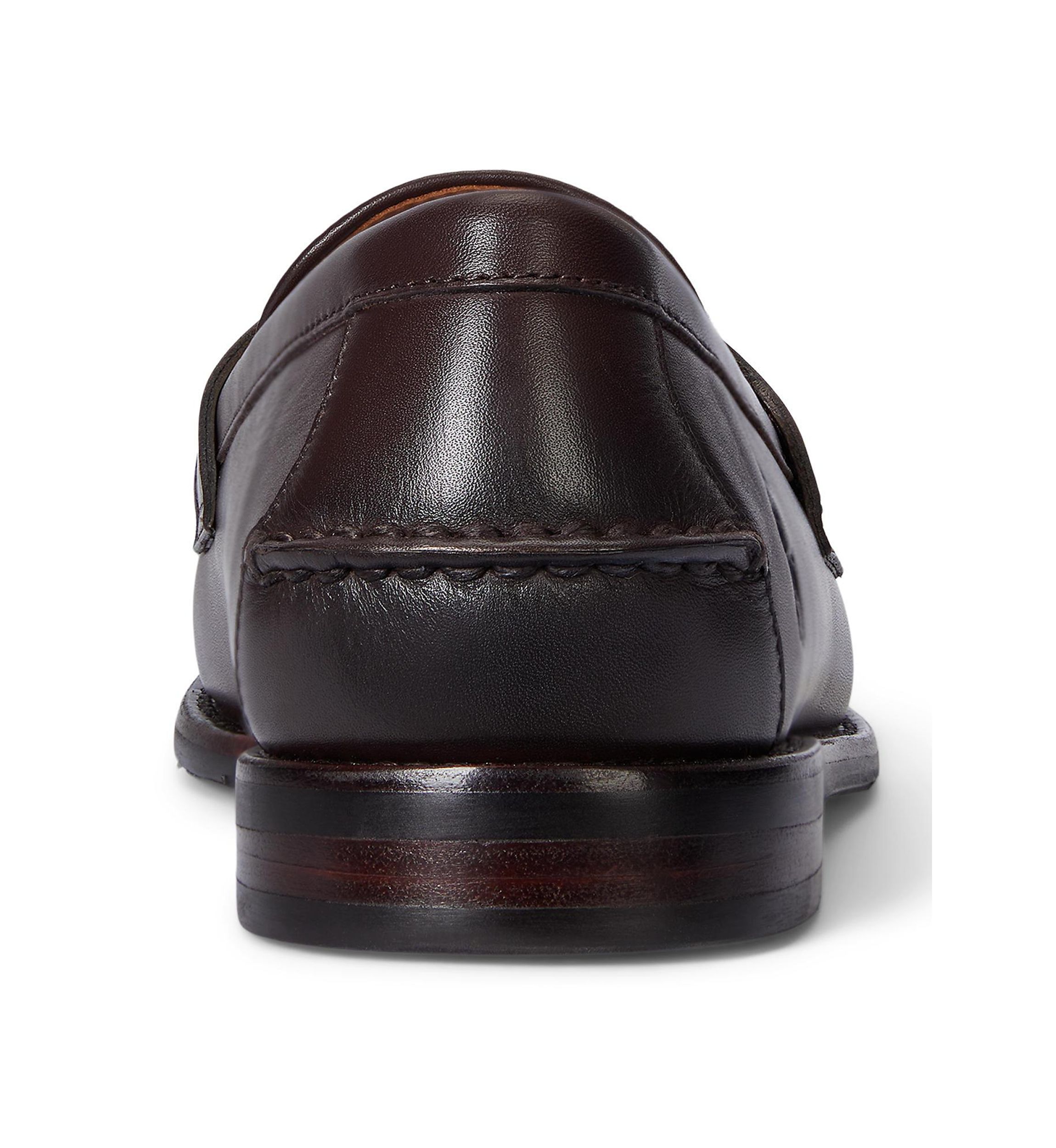 Alston Leather and Plaid Wool Penny Loafers